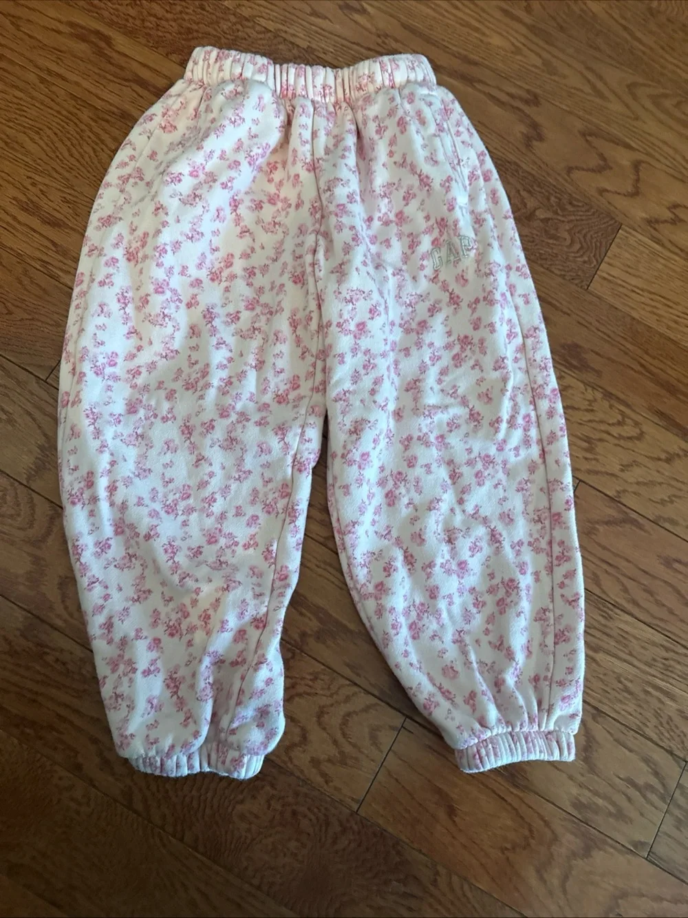 Toddler girls Gap x LoveShackFancy Pink and white Floral Set (XS)